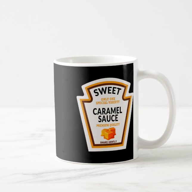 Mug Costume d'Halloween Sauce Caramel 2024 Famille drô (Droite)