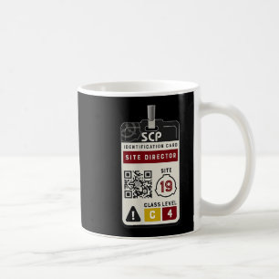 Mug Costume d'insigne du directeur du site scp
