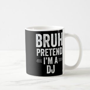 Mug Costume Dj Halloween Bruh Faire semblant d'être un