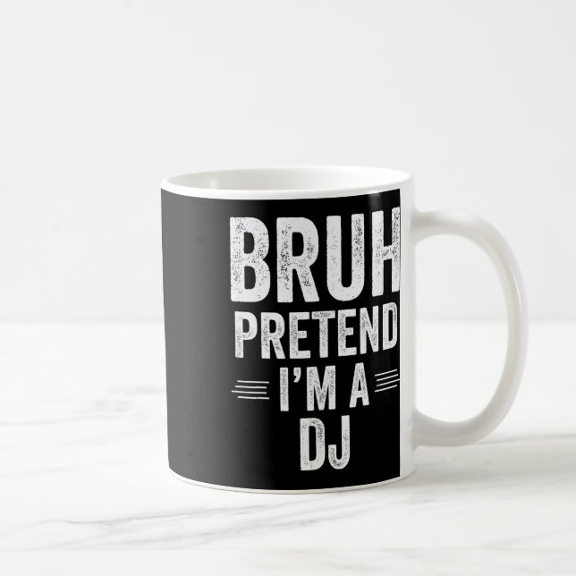 Mug Costume Dj Halloween Bruh Faire semblant d'être un (Droite)