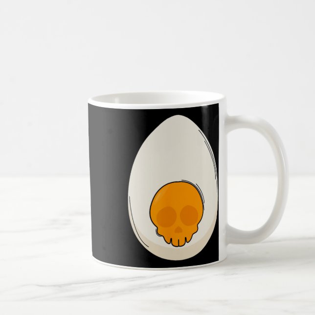 Mug Costume d'oeuf défiguré Cornes diaboliques Oeuf d' (Droite)