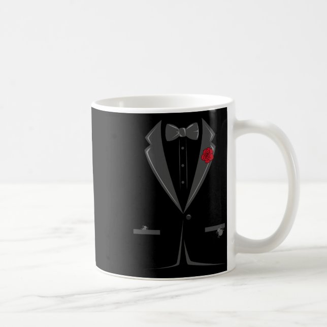 Mug Costume Et Cravate Tuxedo Bowtie Costume Halloween (Droite)