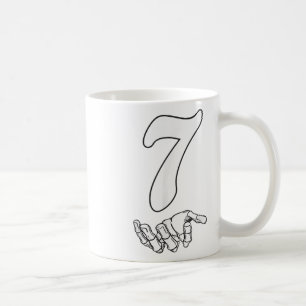 Mug Costume Halloween Homme Femme Numéro 7 Corresponda