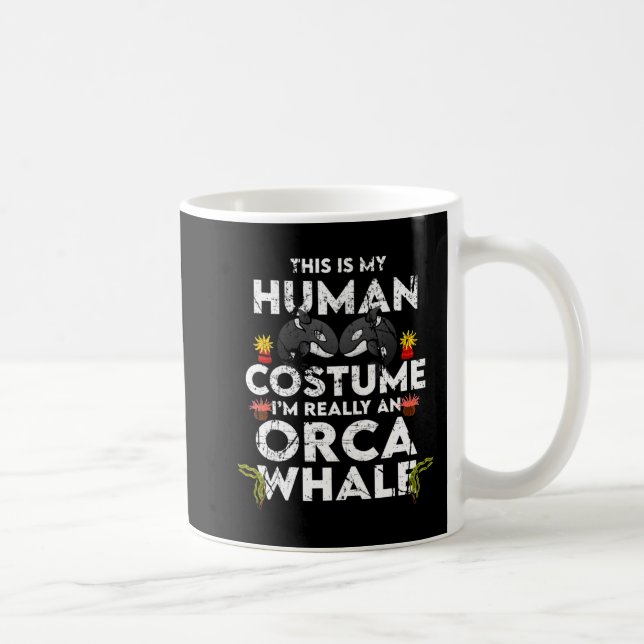 Mug Costume Hilarié Orca Halloween (Droite)