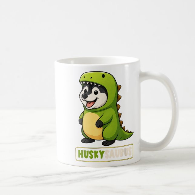 Mug Costume Husky Dinosaur Trex Huskysaurus Animal Lov (Droite)