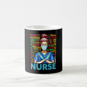 Mug Costume Infirmière Noire Mois de l'Histoire des No