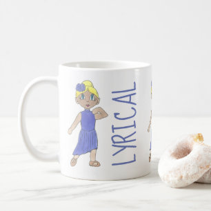 Mug Costume lyrique violet moderne danseur enseignant