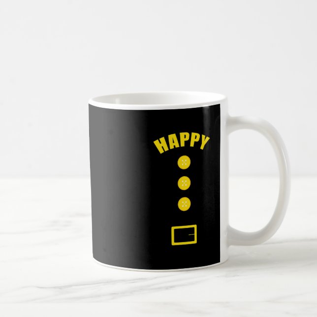 Mug Costume nain - Idée cadeau d'Halloween amusant - H (Droite)