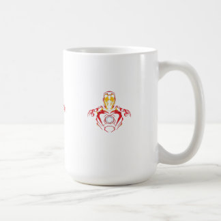 Mug Costume Vector Iron Man - Noyau d'Arc Lumineux