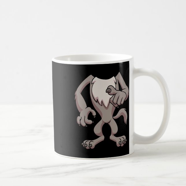 Mug Costume Wolf Pour Halloween Loup-Occidental Cospla (Droite)