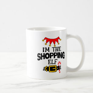 Mug Costumes de l'elfe de shopping amusant Noël en fam