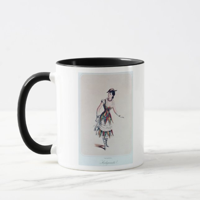 Mug Costumez la conception pour un harlequin féminin, (Gauche)