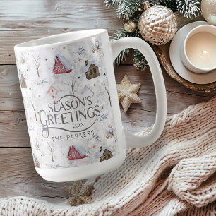 Mug Cosy Home Christmas Pink ID985