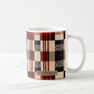 Mug Cosy Knit Patchwork - Boho Vintage Style Automne 2