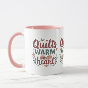 Mug Cosy Quilking Lover Rustic Farmhouse Citation Art