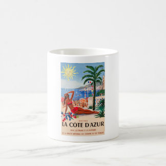 Mug Côte d'Azur Vintage Voyage en France