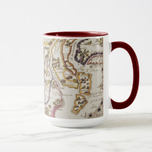 Mug Côte de l'Afrique et de la rivière Gambie 1622
