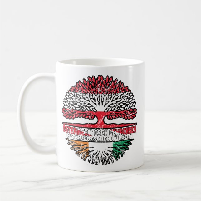 Mug Côte d'Ivoire Ivoirien Autriche (Gauche)