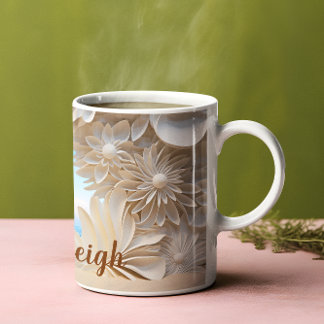 Mug Côte d'Ivoire personnalisée 3D look Plage