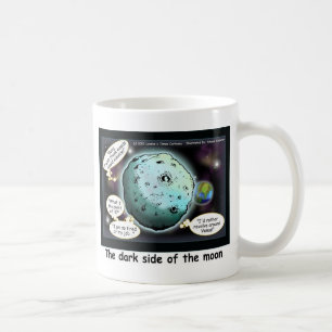 Mug Côté Sombre De La Lune Drôle Drôle Dons Cartoon