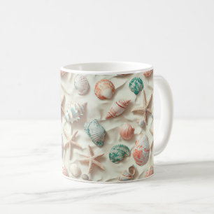 Mug Côtière rustique - Coquillages, Starfish, Reef (33