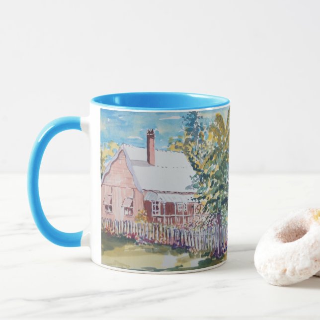 Mug Cottage agricole (Avec donut)