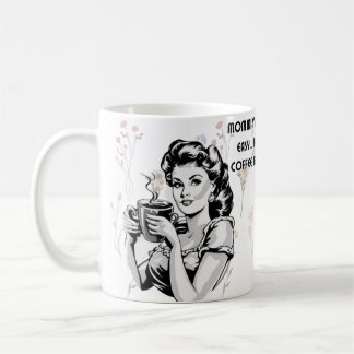 Mug Cottage Core Fleur sauvage Mommin'Ain't Easy