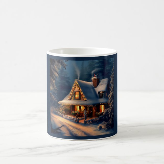 Mug Cottage de Noël 1 (Centre)