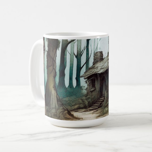 Mug Cottage forestier enchanté (Devant gauche)