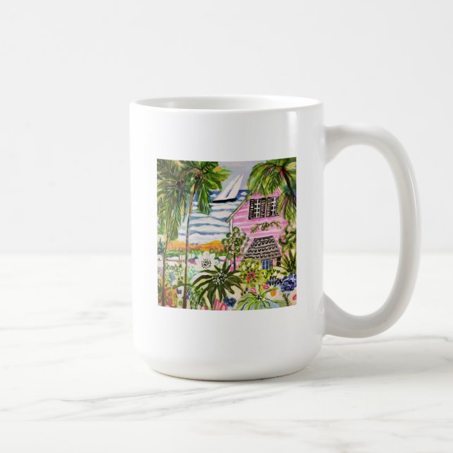 Mug Cottage rose près de la baie I (Droite)