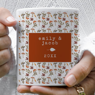 Mug Cottagecore Champignons Botanique Woodsy Noël