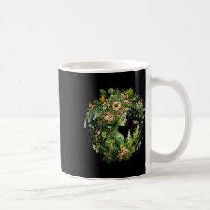 Mug Cottagecore Floral Mère Terre Hippie Nature Pâte
