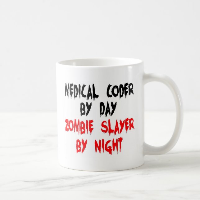 Mug Couche Zombie Coder Médicale (Droite)