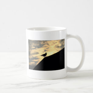 Mug Coucher de soleil avec mouette