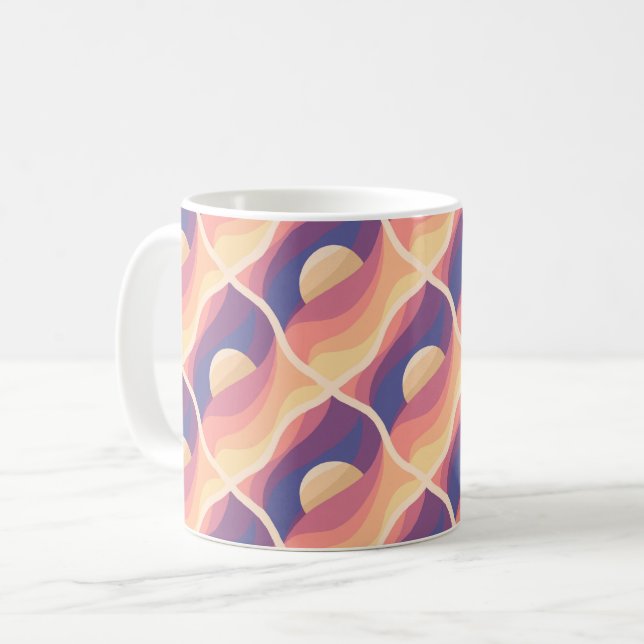Mug Coucher de soleil bohème (Devant gauche)