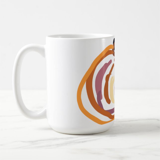 Mug Coucher de soleil citrouille automne mignon (Gauche)