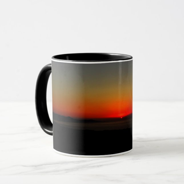 Mug Coucher de soleil dans l'eau (Devant gauche)