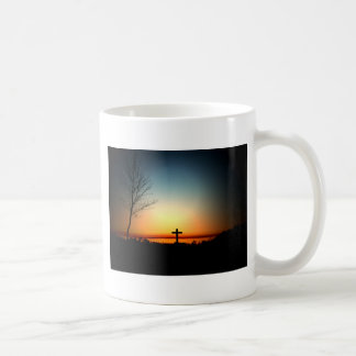Mug Coucher de soleil de Floride avec croix