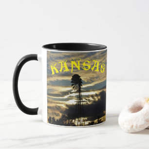 Mug Coucher de soleil de Kansas avec Musique à café mo
