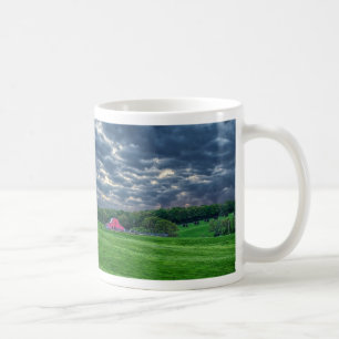 Mug Coucher de soleil de la ferme nuageuse d'Ozarks