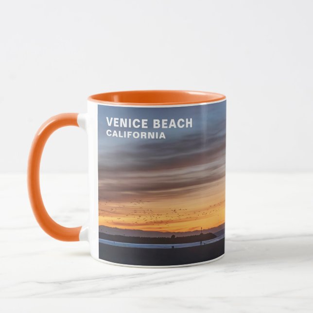 Mug Coucher de soleil de l'heure d'or - Venice Beach,  (Gauche)
