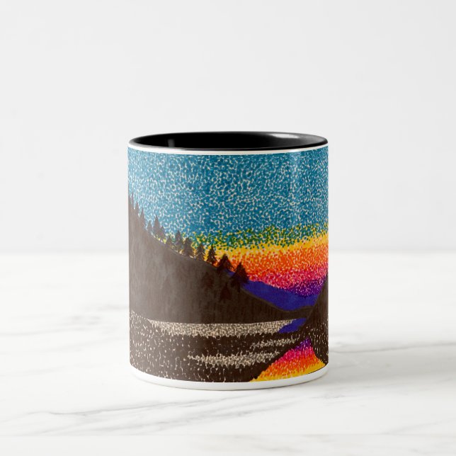 Mug - Coucher de soleil de montagne (Centre)