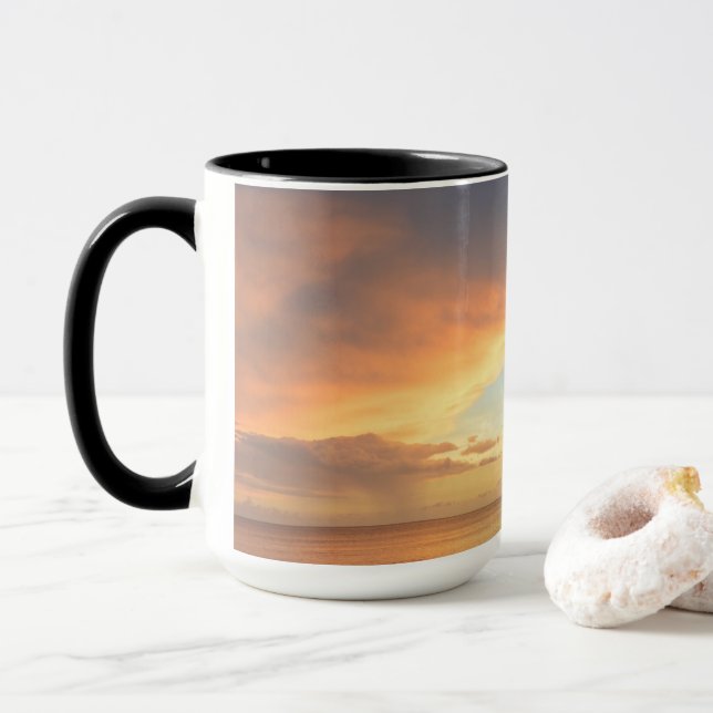 Mug Coucher de soleil de Sanibel (Avec donut)