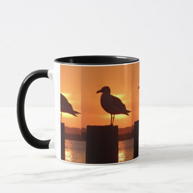 Mug Coucher de soleil de Seagull (Gauche)