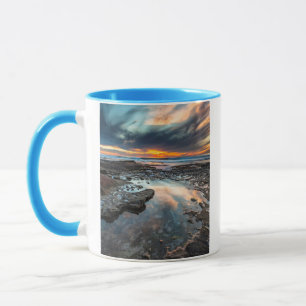 Mug Coucher de soleil depuis les bassins de marée