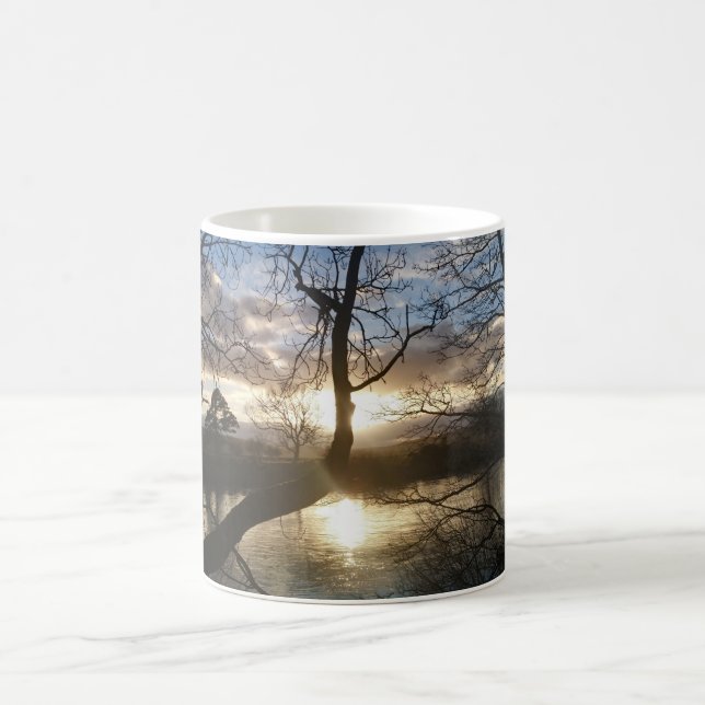 Mug Coucher de soleil d'hiver. (Centre)