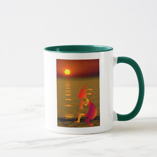 Mug Coucher de soleil Kokopelli (Droite)