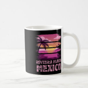Mug Coucher de soleil Mexique Riviera Maya Vacances d'