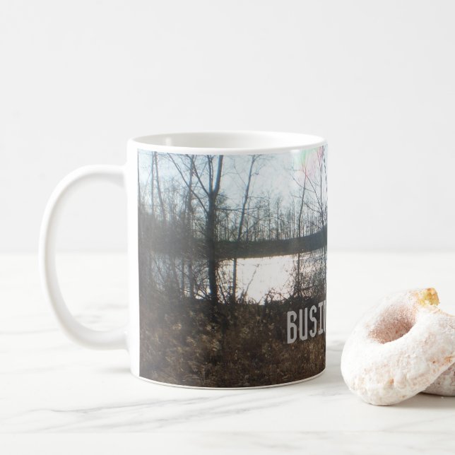 Mug Coucher de soleil nuageux (Avec donut)