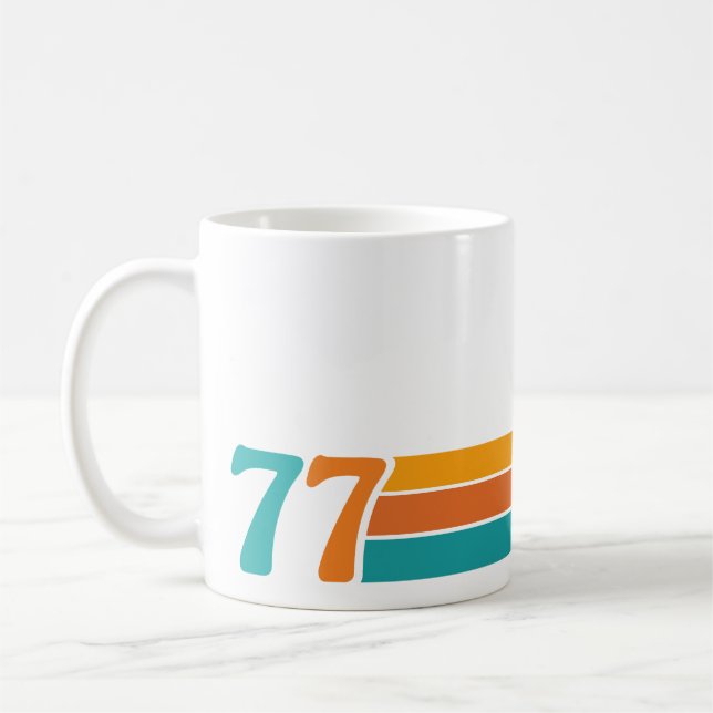 Mug Coucher de soleil rétro 77 (Gauche)